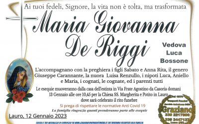 De Riggi Maria Giovanna